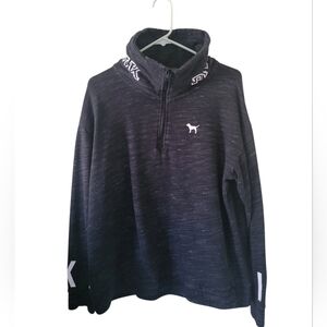 Pink Victorias Secret Quarter Zip Sweatshirt